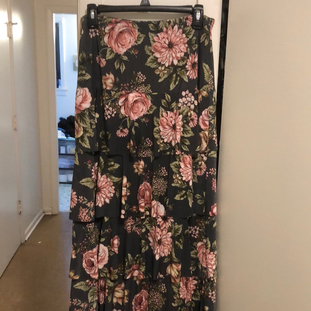 Pink and gray Junee skirt.